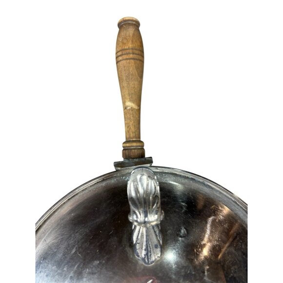 Antique Silver Plated Sheffield Silver Silent Butler 6.5” - Picture 5 of 14